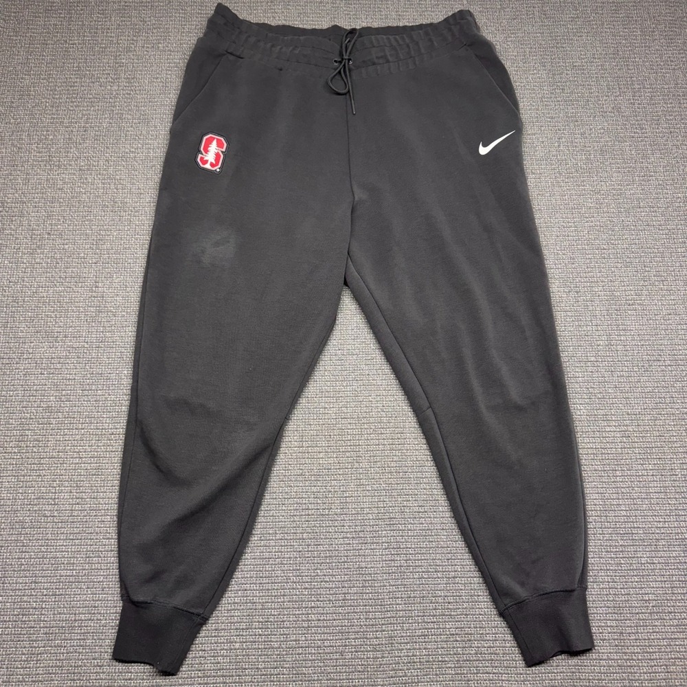 Nike Stanford University Joggers Mens XL Charcoal Grey Sweatpants NCAA Cardinal